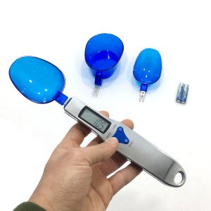 3 Başlıklı Dijital Hassas Kaşık Terazisi 500/0.1gr Mutfak Tartısı Elektronik Kaşık Terazi
