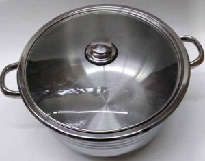 Bestinox Çelik Tencere 34 Cm 19 Lt Cam Kapak Ve Boru Kulp C-1