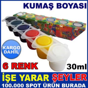 MY DİDO 6 FARKLI RENKTE ÖRTÜCÜ KUMAŞ BOYASI KD-3