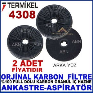 TERMİKEL ANKASTRE DAVLUMBAZ FİLTRESİ TERMİKEL 4308 MODEL DAVLUMBAZ İÇİN GRANÜL KARBON FİLTRE