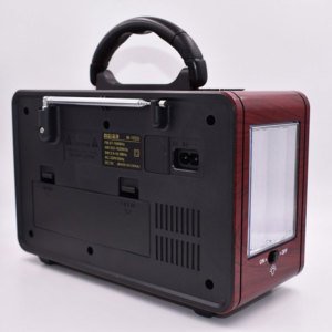 Meier M-152U USB/TF/MP3/FM Şarjlı Nostaljik Müzik Kutusu 3 Band Multimedya Radyo Çalar