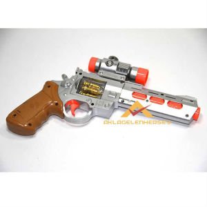 TİTREŞİMLİ IŞIKLI SESLİ SUPERGUN OYUNCAK TABANCA