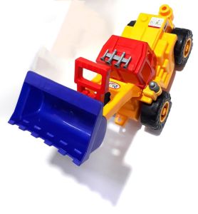 Büyük Boy Kaliteli Plastikten Üretilen Buldozer Hareketlü Kepçeli Sağlığa Zararsız Malzemeden Üretim