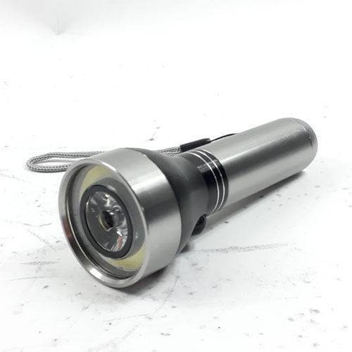 Çelik Gövdeli Çift Işık Fonksiyonlu Led Fener Black Watton Wt-068