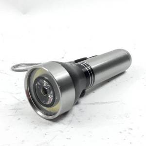 Çelik Gövdeli Çift Işık Fonksiyonlu Led Fener Black Watton Wt-068