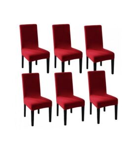 Standart Kadife ve Likralı Yıkanabilir Leke Tutmaz Sandalye Kılıfı