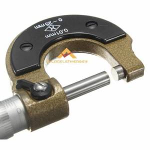 0.01mm Hassasiyet Mekanik Mikrometre Ölçüm Aleti kalite