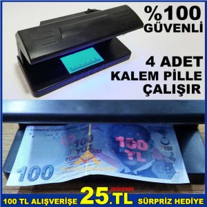 PİLLİ PORTATİF UV MorIşık PARA KONTROL DEDEKTÖRÜ-3