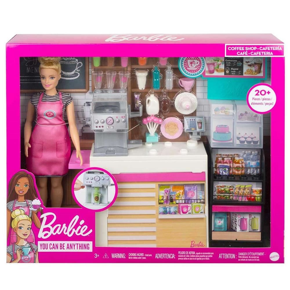 Barbie'nin Kahve Dükkanı Oyun Seti