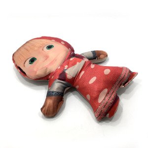 Ma şa Bez Bebek Yumuşak Dokulu Oyuncak Ma şa Karakter Bebek 41cm Kumaş Bebek