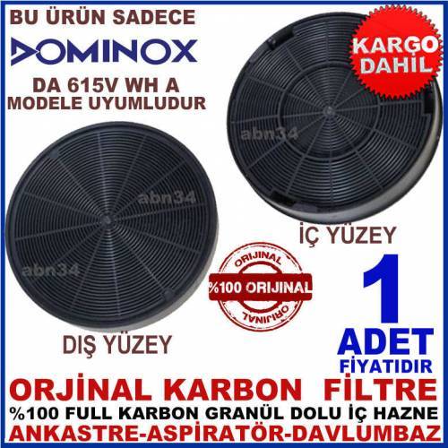 Domınox Ankastre Davlumbaz Filtresi Da 615v Wh A Model Davlumbaz İçin Granül Karbonlu Filtre