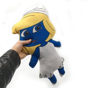 Şirine Bez Bebek Yumuşak Dokulu Oyuncak Sevimli Şirin Bebek 43cm Kumaş Bebek