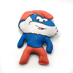 Şirin Baba Bez Bebek Yumuşak Dokulu Oyuncak Sevimli Şirin Bebek 44cm Kumaş Bebek