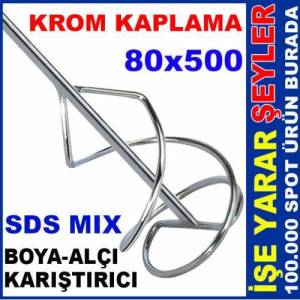 Sdsmıx 80x500 Krom Kaplama Boya-Alçı Karıştırıcı
