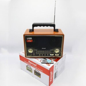 Kemai MD-1706BT Bluetooth Usb/Tf/Sd Fm Nostaljik Radyo Aux Girişli Kumandalı Portatif Müzik Çalar