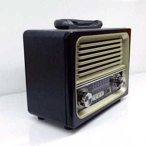 Bluetoothlu Retro Müzik Kutusu Fm Radyo Usb Sd Everton RT-850