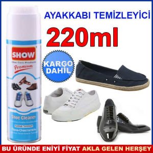 SHOW 220ml HER ÇEŞİT AYAKKABI TEMİZLEYİCİ KÖPÜK