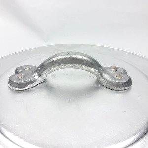 24 Cm Kapaklı Saplı Alüminyum Natural Tencere Yerli Üretim