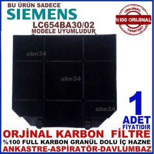 SİEMENS ANKASTRE DAVLUMBAZ FİLTRESİ LC654 BA30 02 Davlumbaz Ankastre Aspiratör Karbon Filtre-1013