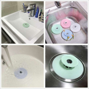 Silikon Sihirli Süzgeçli Tıkaç Silikon Lavabo Tıkacı Büyük Banyo Küvet Tıpası