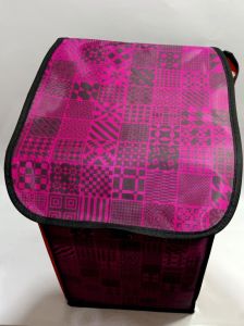 Su Geçirmez Özel Kumaş Pazar Arabası Çantası h=53-30x25cm