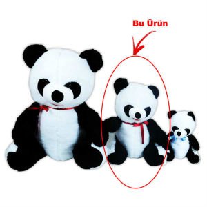 Sevgililer Gününe Özel Orta Boy 48cm Oturan Peluş Panda Oyuncak