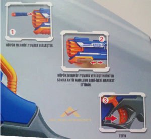 NERF STYLE 20 DART POMPALI 8 KAFALI HAVALI TÜFEK