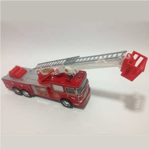 SESLİ IŞIKLI HAREKETLİ İTFAİYE ARABASI 360º DÖNER UZUYAN MERDİVENLİ İTFAİYE ARABASI 30x8x7cm