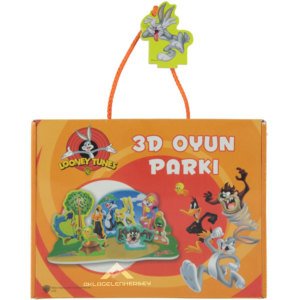 Lisanslı Ürün Looney Tunes 3D Oyun Parkı 15 Parça Kurşun Asker Tarzı Bugs Bunny ve Arkadaşları
