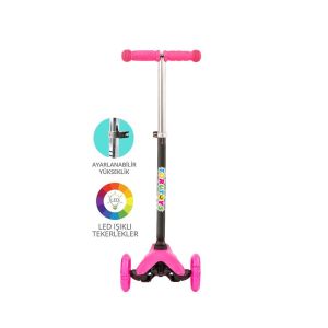 Torutoys Twist Işıklı Scooter Pembe