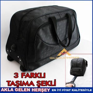 Çekçekli seyahat valizi,fonksiyonel bavul,tekerlekli,çekçekli kabin içi valizi-hostes pilot çantası