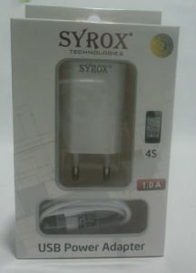 SYROX İPHONE 4S 1.0 AMPER ORJİNAL SARJ CİHAZI