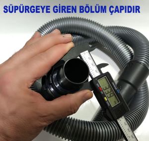 Vestel Arçelik Elektrikli Süpürge Hortumu Tam Uyumlu 1.Kalite Orjinalle Aynı Standartda Yedek Parça