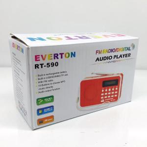 Fm Radyo Usb Sd Kart Girişli Portatif Müzik Kutusu Everton RT-590