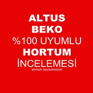 Altus Beko Elektrikli Süpürge Hortumu Tam Uyumlu 1.Kalite Orjinalle Aynı Standartda Yedek Parça