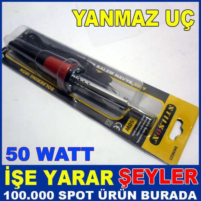 ELEKTRİKLİ 50 WATT YANMAZ UÇ KALEM TİPİ HAVYA