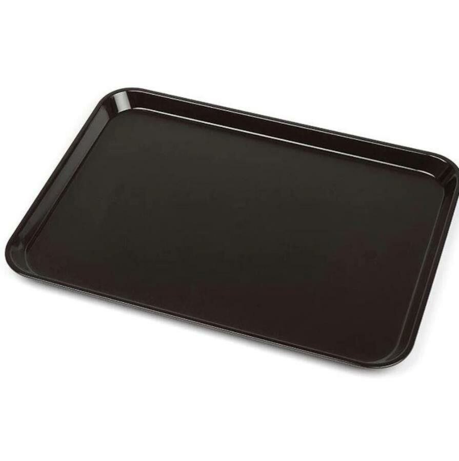 10 adet Büfe Fast Food Tepsisi Kırılmaz Kaydırmaz 36x26cm SağlaM Endüstiyel Mutfak Servis Tepsisi