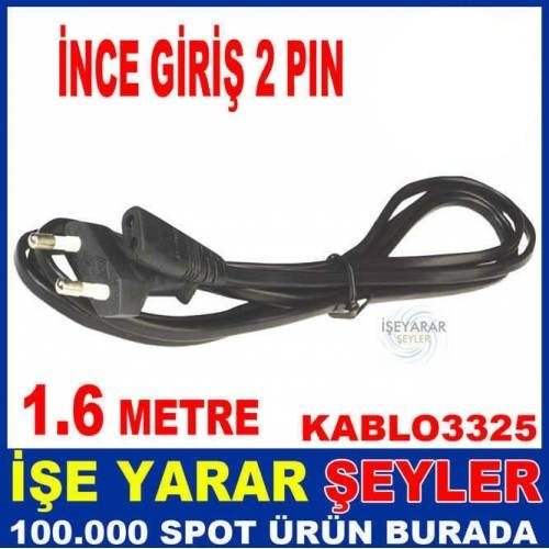 İnce Giriş Traş Makinesi Elektrik Kablosu Fiş