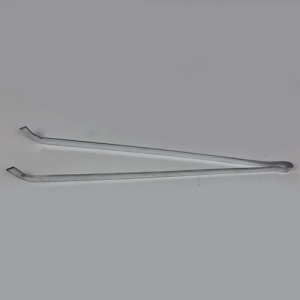 Orta Boy 32Cm Dövme Çelik Soba Mangal Şömine Maşası Paslanmaz