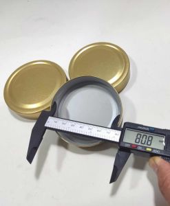 10 Adet 82 mm Uzun Etekli Derin-Geniş Kenar Metal Konserve Kavanoz Kapağı Içi %100 Sızdırmaz Silikon