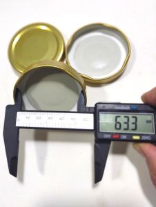 10 Adet 63 mm Uzun Etekli Geniş Kenar Metal Konserve Kavanoz Kapağı Dış:66mm-içi:63mm 25 Yıl Garanti