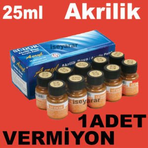SÜDOR VERMİYON PROFESYONEL AKRİLİK BOYASI