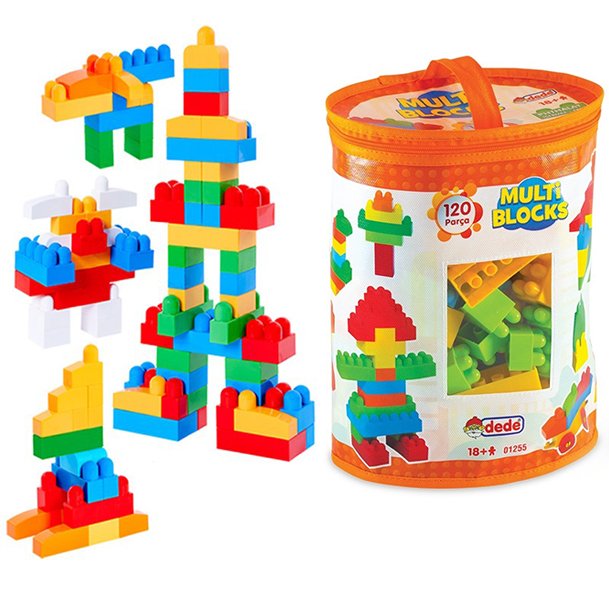 120 Parça Özel Çantalı Büyük Boyutlu Eğitici 1. Kalite Lego Seti