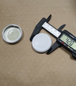 5 adet 38 lik Konserve Kavanoz Kapağı Dış Çap 42mm-iç Çap 38mm Cam Şişe Kapağı Silikonlu Metal Ka