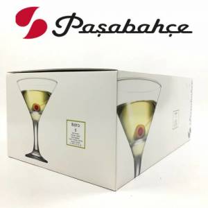 Paşabahçe 44410 Bistro 6'lı Geniş Kadeh Martini Bardağı