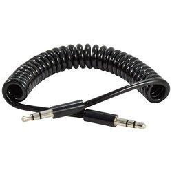 Spiral Aux Kablosu Uzayıp Kısalan 150 Cm Kablo 3.5mm Aux