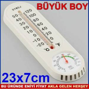 Duvar Tipi Nem Ölçer Higrometreli Termometre,Havadaki Nemi Ölçen Termometreli Isı Ölçerli Nemölçer