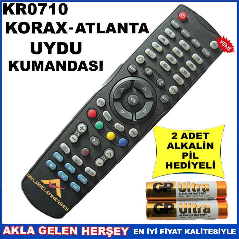 ATLANTA UYDU CİHAZI Receiver KUMANDASI KR0710