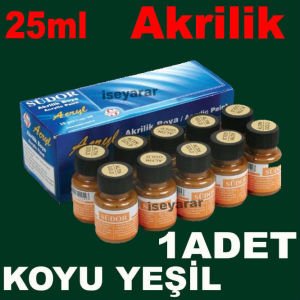 SÜDOR KOYU YEŞİL PROFESYONEL AKRİLİK BOYASI