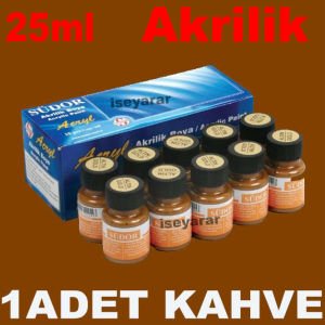 SÜDOR KAHVE RENK PROFESYONEL AKRİLİK BOYASI